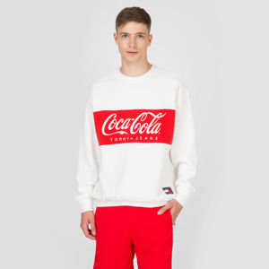 Tommy Hilfiger pánská bílá mikina Coca Cola - XXL (113)